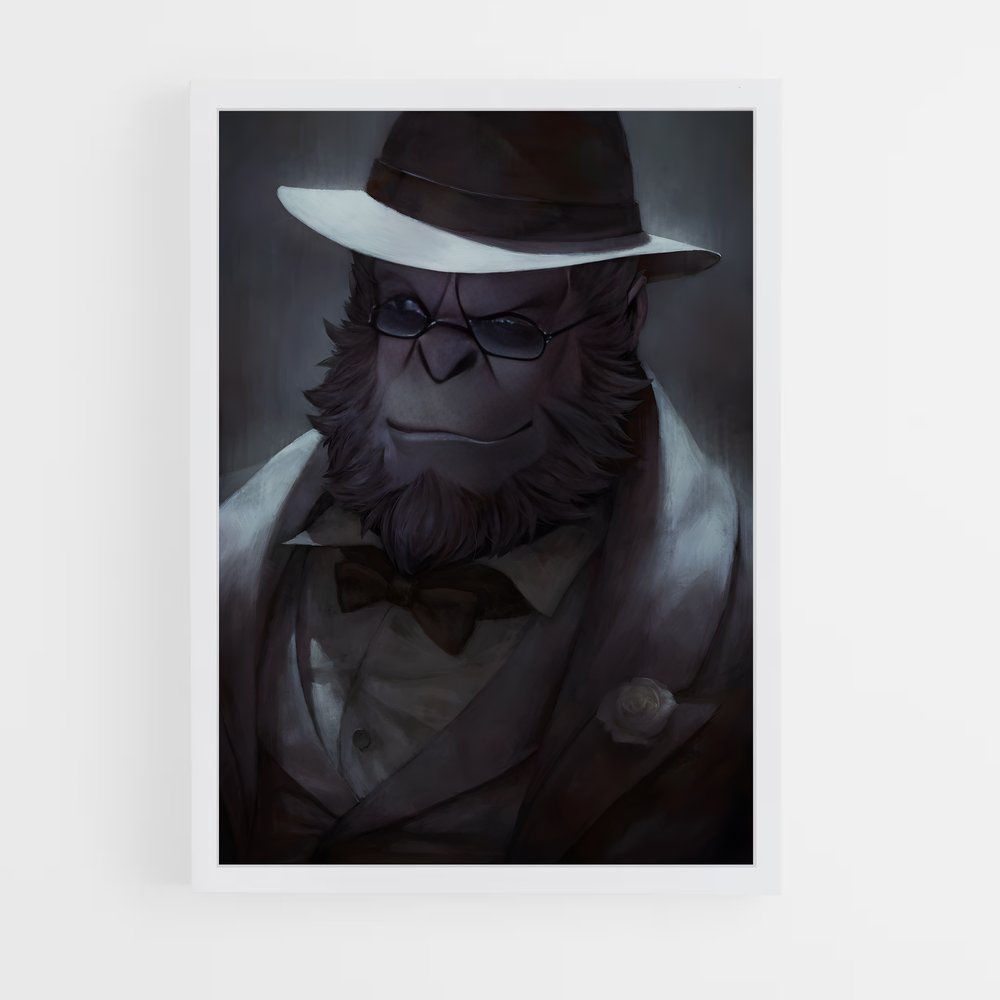 Poster Winston le Sage – affiche Overwatch (vue 3)